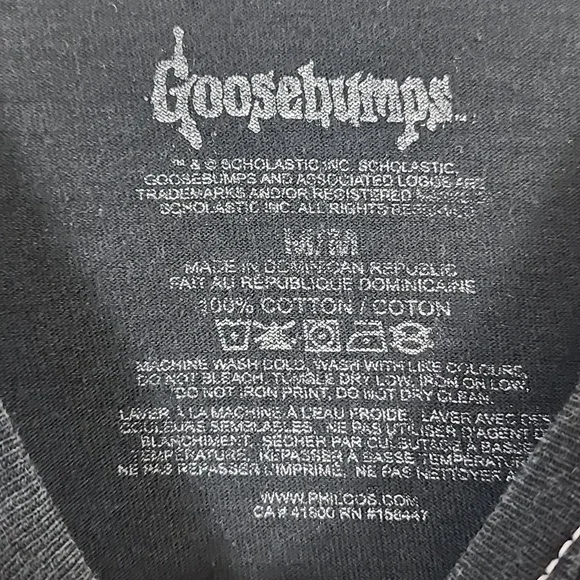 Goosebumps Men's Unisex Black Multicolor "Slappy" Dummy Graphic Tee Shirt, sz MD - Picture 2 of 8